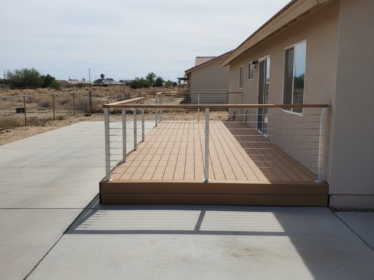 Composite Decking completed by Majestic Deck Solutions in Paradise, NV